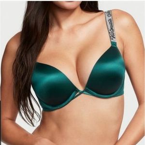 Victoria Secret Bombshell Adds 2 cups Pushup Bra size 36 B Discontinued Color